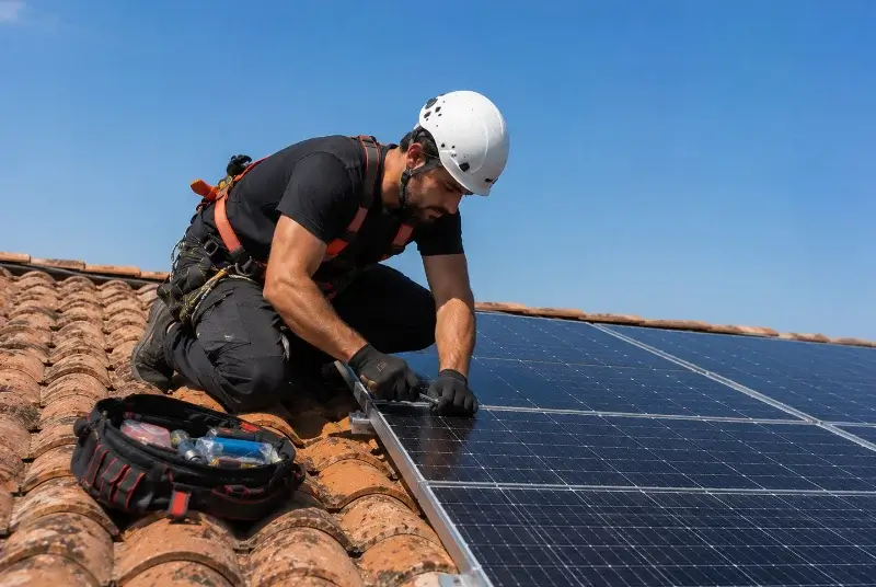 Maintenance et monitoring de panneaux solaires à Eyzahut
