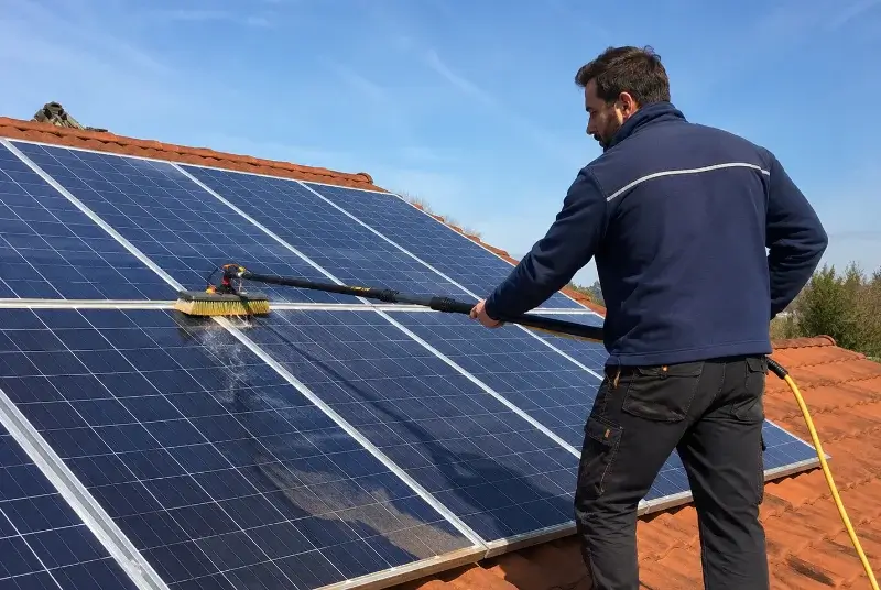 Nettoyage et entretien de panneaux solaires à Eyzahut